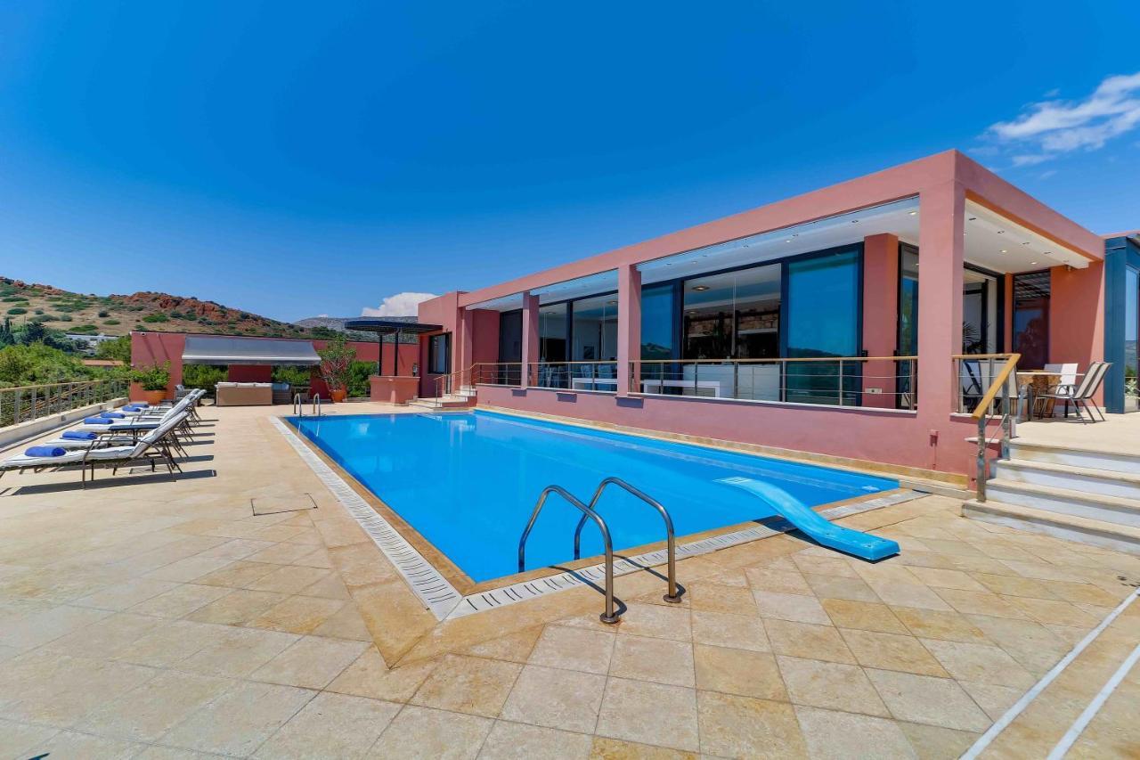 Black Diamond Beachfront Pool Villa Pasithea In Sounio, Athens Sounion Dış mekan fotoğraf
