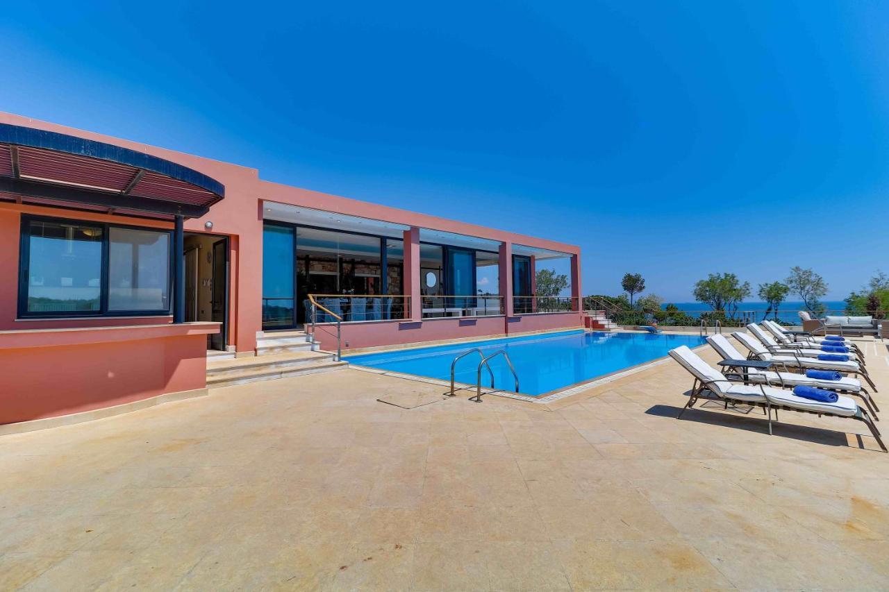 Black Diamond Beachfront Pool Villa Pasithea In Sounio, Athens Sounion Dış mekan fotoğraf